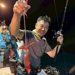 和歌山県白浜沖でイカメタル